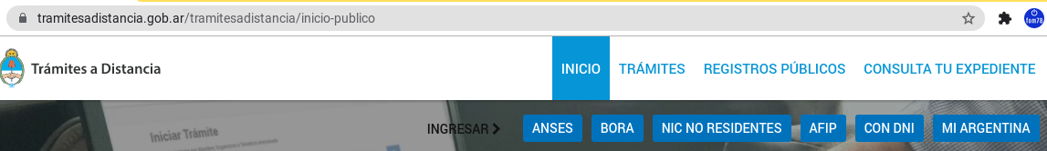 Ingreso tramites a distancia